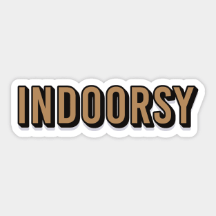 Indoorsy Sticker